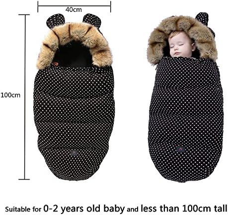 Бебе Вреќа За Спиење Зима Задржи Топло Бебе Шетач Бантинг Кеси за 0-3 Годишниот Универзална Бебе Шетач Вреќа За Спиење Мафта