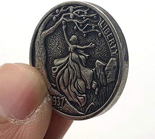 Ида Cryptocurrency Копија Монета 1937 Скитници Монета Танц Ангел Главата Омилена Монета Комеморативна Монета Сребрена Позлатени