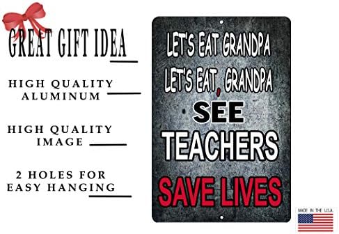 Rogue River Tactical Accourtical наставник Подарок метал знак за знак на wallидови наставници спасуваат животи предавајќи училница
