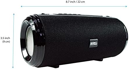 Преносен Bluetooth звучник HYKU-537 со MIC, водоотпорен и радио-можност за водоотпорна и FM радио