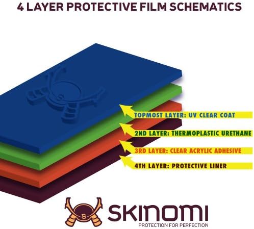 Заштитник на екранот Skinomi компатибилен со Nvidia Project Shield Clear Techskin TPU Anti-Bubbul HD HD филм