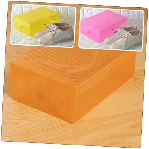 Кабилок 14 Парчиња Кутија За Чевли За Складирање Картонски Кутии За Складирање Јасна Кутија За Организатор Простор За Заштеда