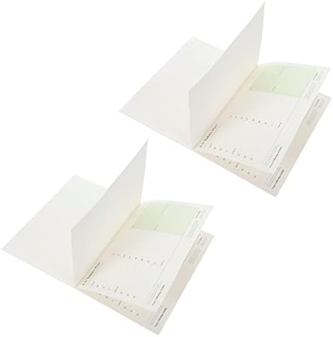 Оперитакс Наведува 2 парчиња Тетратка Календар Тетратка Меморандум Книга За Списоци Со Задачи Дневен Планер За Часови Неделен Распоред