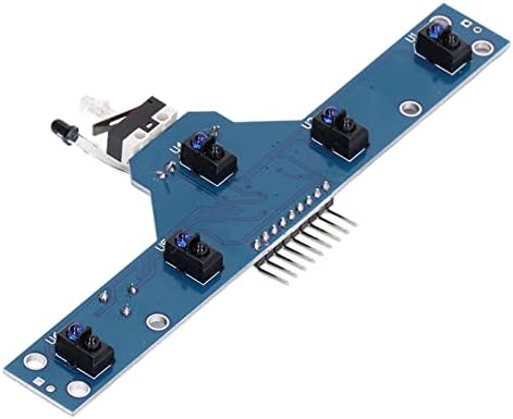 Модули за патеки на линијата за томантија, прилагодлив индикатор LED индикатор за лесен модул за инфрацрвени сензори за роботи