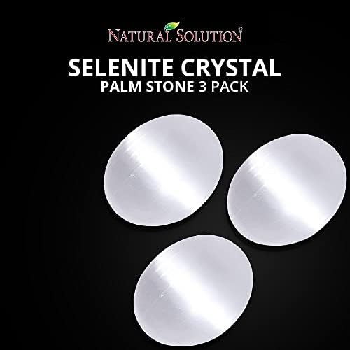 Природно решение Селенит Палм камен, високи енергетски смирувачки ефекти на лековити кристали, пакет 3
