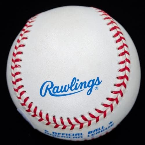 Јоги Бера Хоф 72 Потпишан автограмиран ОАЛ Бејзбол JSA COA #AI58499 - Автограмски бејзбол