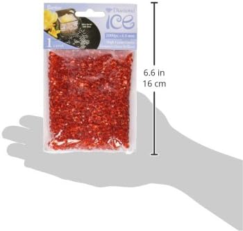Дијамант мраз 1151-53 Црвен црвен 1 карат 5,5 мм 2000 парчиња