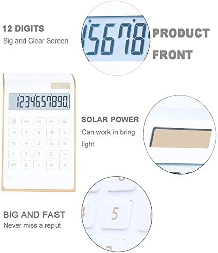 Преносен калкулатор од 10 цифри, ултра тенок калкулатор за соларна енергија, калкулатори на биро за навалени LCD дисплеј, калкулатор за