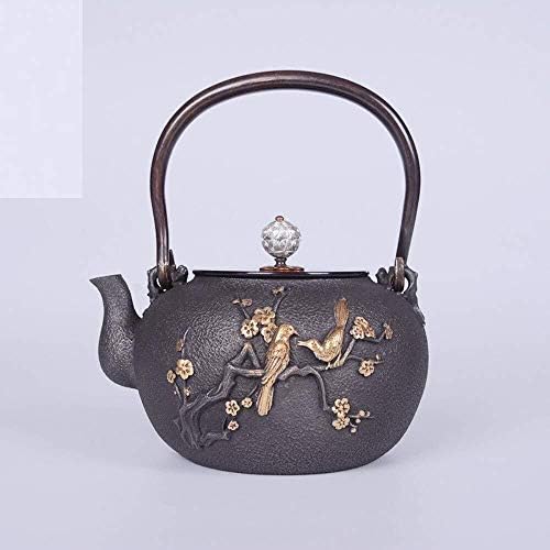 Чајот Y-lkun поставува садови со чај леано железо чај со чај од чај, железо чајник магпи, леано железо од леано железо, старо железо