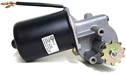 MakerMotor Electric Gear Motor 12V мала брзина 50 вртежи во минута Gearmotor DC + Roller Conher Sprocket опрема