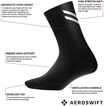 Aeroswift 1 пакет перформанси Атлетска компресија рефлексивна теретана за спортски велосипедизам против екипажот на екипажот