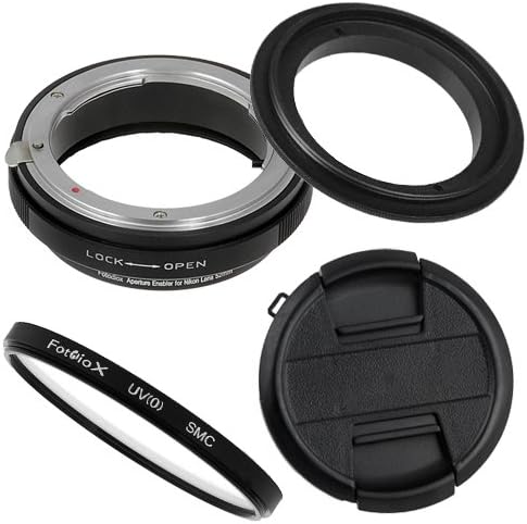 Адаптер за монтирање на леќи Fotodiox Pro - Компатибилен со Pentax 6x7, 67 леќи до Nikon F Mount Camers