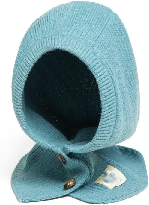 Нарнтон маска маска капа за жени едноставна плетена шамија за зимска топла шал шал