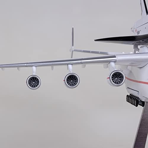 1: 200 АН-225 носење со вселенски авион за смола од модел на модел на модел на модел од 17 инчи за колекција