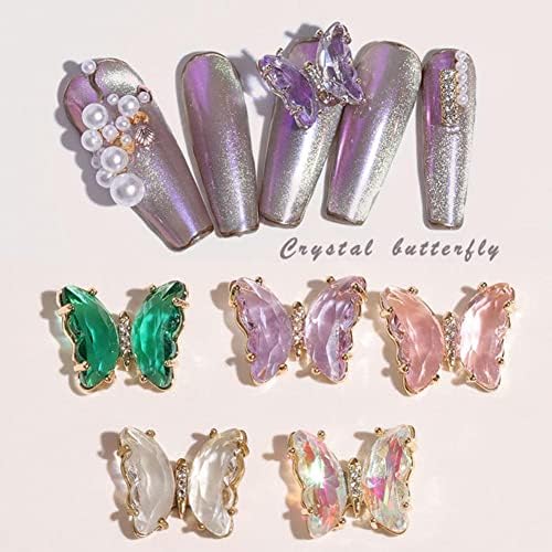 Ротирачки декоративни сјајни приврзоци за накит за приврзоци Маникир додатоци за мини -нокти