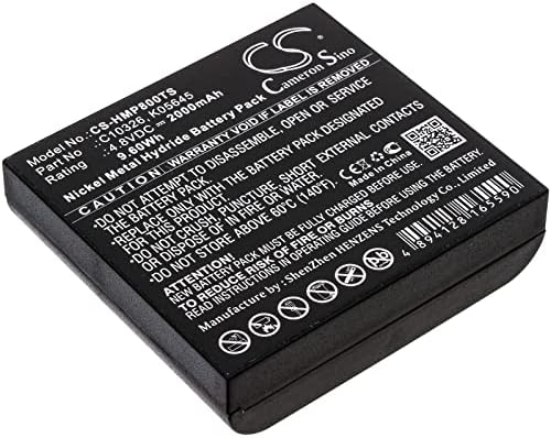 Безжична слушалка Батерија Дел бр. C10326, K05645 за BP800 Beltpack