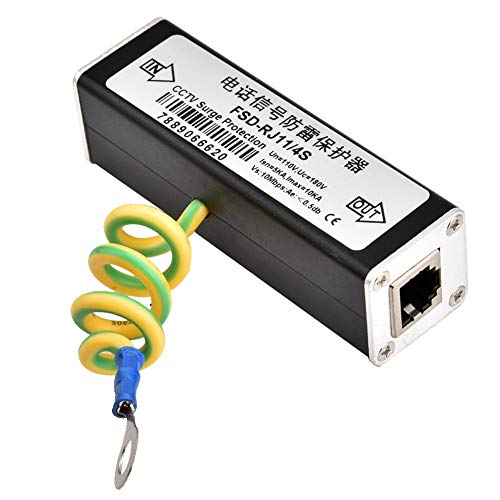 Телефонски факс RJ11, осветлување гром Arrester Ethernet Ethernet Surge Protector Surge Protector RJ11 Заштита на уредот 110V