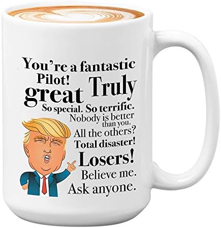 Доналд Трамп Кафе Кригла - 15 Оз Чај Чаша Подарок Идеи За Пилот Роденден Божиќ Претседател Конзервативен Републиканец