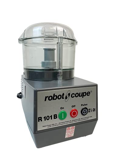 Робот Купе R101b CLR Комбиниран Процесор За Храна, 2,5 Литри Јасна Серија Сад, Поликарбонат, Јасно, 120v