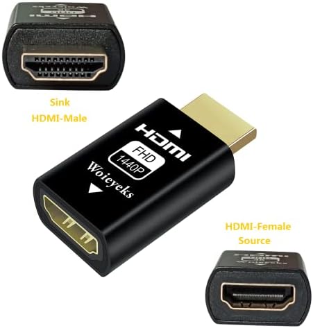 Woieyeks HDMI edid емулатор премин За Mac Thunderbolt НА HDMI Прекинувачи/Екстендер/AV Приемник/Видео Сплитери