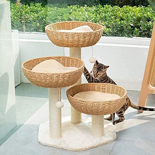 Hongliudsf удобно и лежерно мачко дрво гребење по мачка кула мулти-слој мачка за скокање платформа голема мачка мачка мачка мачка мачка рамка