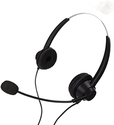 Слушалки за услуги на клиентите во Сазао, 3,5 мм меки жични телефонски слушалки за бизнис