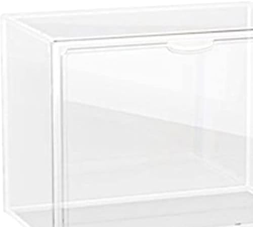 Кутија за складирање на чизми isисадер, стабилни фиоки за приказ на кутии Организатор на задебелување на странична отворена про transparentирна