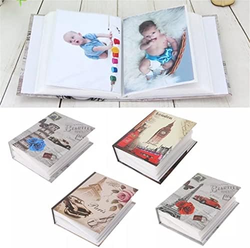 Eyhlkm 100 слики џебови со фото албум интерстицијални фотографии кутија кутија за деца меморија