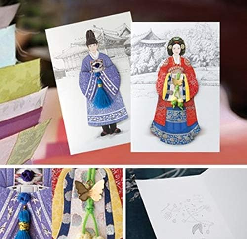 Од & до Ханбок 6 п.п. Корејски кралски семејни картички за фустани поставува корејски сувенири корејски облеки Традиционални