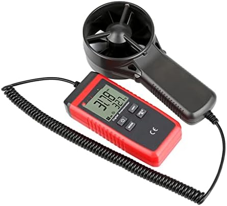 ZLXDP Сплит дигитален анемометар Прецизен сензор за брзина на ветер Скала на екранот Мерење на температурата на температурата
