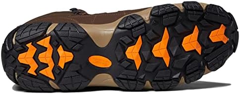 Торогуд Crosstrex 6 ”Водоотпорни чизми за пешачење за пети за мажи - дишење премија од кожа и мрежа со удобна инзола и атлетска