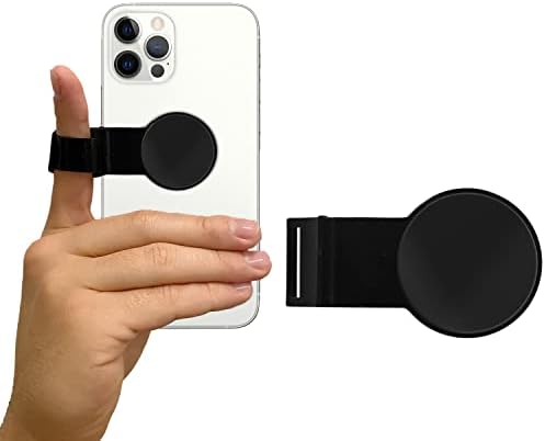 Залепи и флип - Одвојување на лента за одвојување, безбеден држач за прсти на телефонот со компатибилни iPhone и други паметни телефони