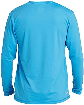 Quiksilver Men's Standard Solid Solid Streak Long Sneeve Rashguard UPF 50 кошула за сурфање за заштита на сонце