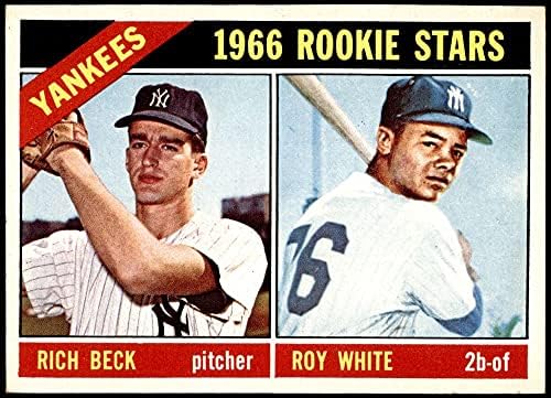 1966 Топпс # 234 Јанки дебитанти Рој Вајт/Рич Бек Newујорк Јанки Екс Јанкис