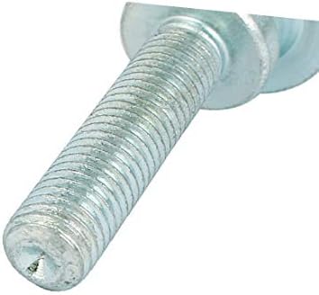 X-Gree M8X35mm јаглероден челик челик рачен шраф рамен рамен нож на завртки за палецот на палецот 2 парчиња (M8x35mm Acero al