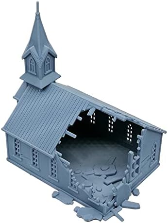 Оутленд Модели Железничка Сценографија Структура Оштетени Црква 1: 220 З Скала