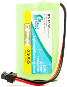 2x пакет - батерија BT -1007 за Uniden, Panasonic, Radioshack телефони без безжични телефони
