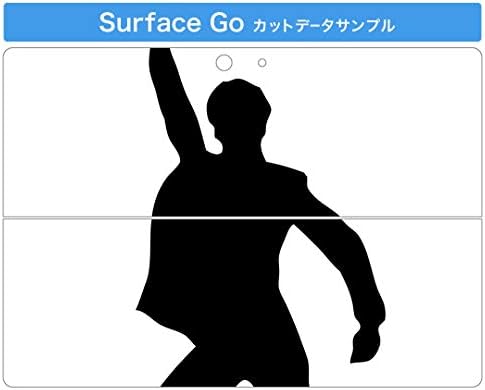Декларална покривка на igsticker за Microsoft Surface Go/Go 2 Ultra Thin Protective Tode Skins Skins 001024 Disco Dance