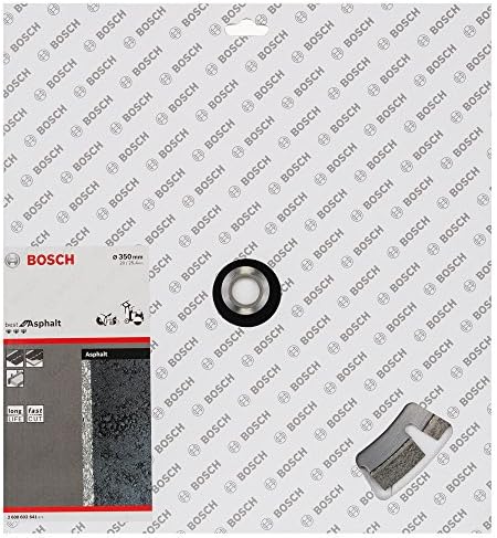Bosch 2608603641 Диск за сечење на дијаманти за асфалт, 0 V, сребро/сива, 350 x 20 x 25,40 x 3,2 x 12 mm