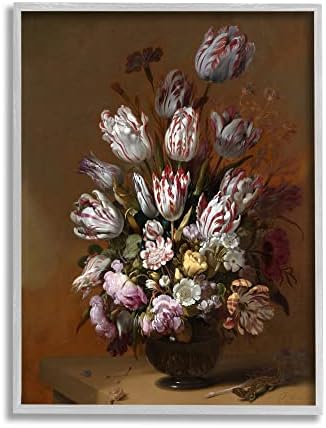 Stuple Industries Уште живот со цвеќиња Традиционални Ханс Болонгер Слики врамени wallидна уметност, Дизајн со One1000Paintings