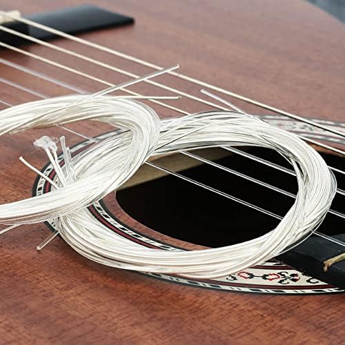 Tuoren 5 комплети од 6 жици на жици за гитара ја заменуваат најлонска низа за класична гитара