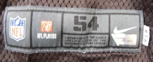 2017 Кливленд Браунс Колби Госет 72 Игра користеше Brown Practice Jersey 54 523 - Непотпишана игра во НФЛ користени дресови