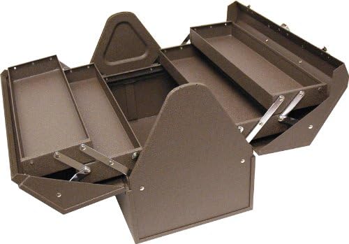 Homak Industrial 18-инчен Cantilever Steel Toolbox, Brown Winkle Powder Coat, BW00210180