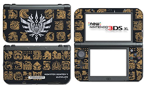 Monster Hunter 4 Ultimate Generations 3 World Video Game Vinyl Decal Sking налепница за новата Nintendo 3DS XL LL 2015 Системска конзола