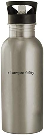 Подароци на Ник Нок DisRespectability - 20oz шише со вода од не'рѓосувачки челик, сребро