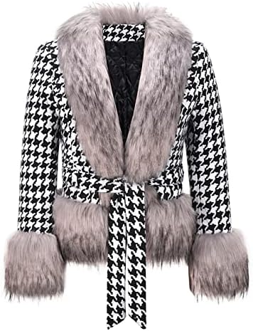 Топли зимски палта за жени, зимска туника Елегантна јакна за пафери жени со долг ракав фудбалски јазол вграден пуфер