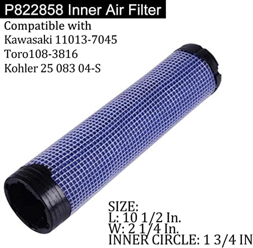 Podoy P822858 и P821575 сет за филтрирање на воздухот компатибилен со Donaldson Bobcat FPG05 Cleaner Filter Filter, заменете