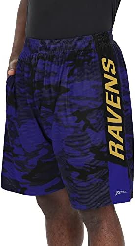 Сорбаз НФЛ машки лесни шорцеви со камо линии, тимско лого и збор