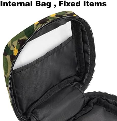 1 парчиња санитарна торба за складирање на салфетка, менструална чаша торбичка преносна држач за патент тампони за чанта Прв период комплет
