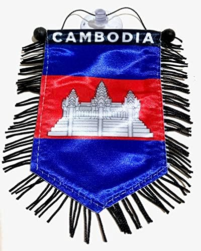 Камбоџа знаме За Автомобил Дома Ѕид Врата Прозорец додатоци Ханинг Банер знамиња Авто декорација